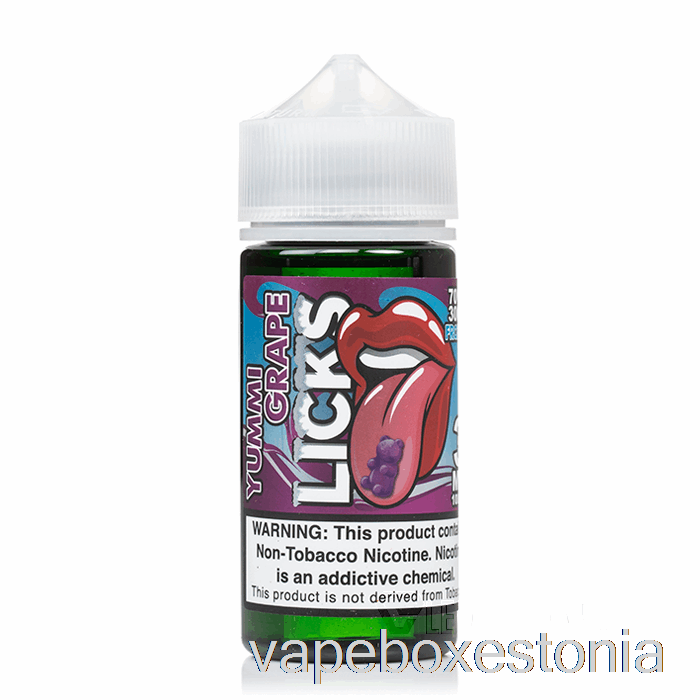 Vape Box Estonia Frozty Yummi Grape - Licks Roll Upz - 100ml 3mg